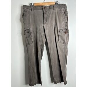 LL Bean BeanFlex Standard Fit Mens Cargo Pants Sz 38x29 (actual 38x27) Workwear